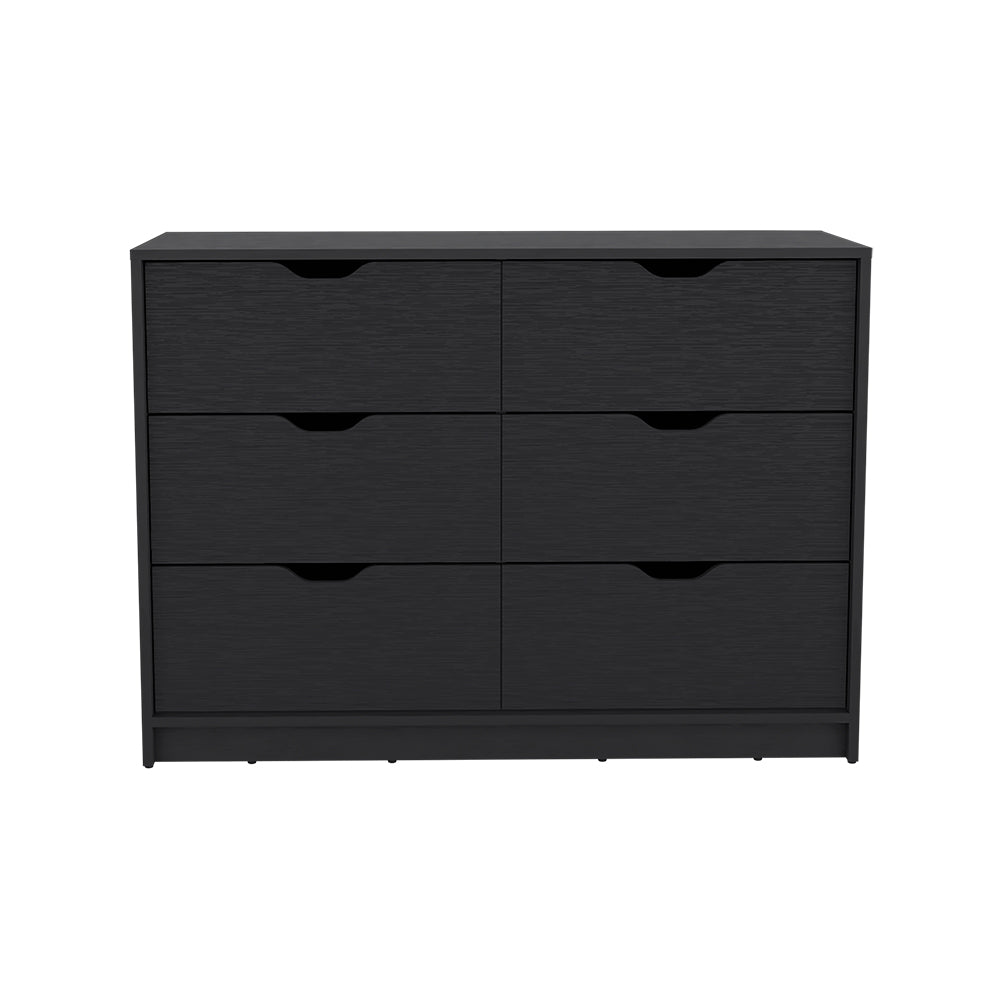 English Elm Dresser Curio With Four Drawers & Stylish Black Wengue Finish – Perfect For Any Room’S Storage Needs B092122836