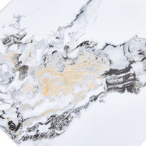 English Elm Modern White Mdf Coffee Table With Stylish Cube Design - Perfect For Small Spaces & Any Room W1151P194280