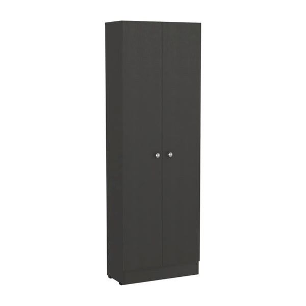 English Elm Storage Cabinet Pipestone - Sleek Double Door Design In Black Wengue Finish For Ultimate Organization B092123043-GIGA