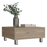 English Elm Coffee Table Albuquerque, One Drawer, Light Pine Finish