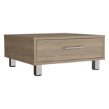 English Elm Coffee Table Albuquerque, One Drawer, Light Pine Finish