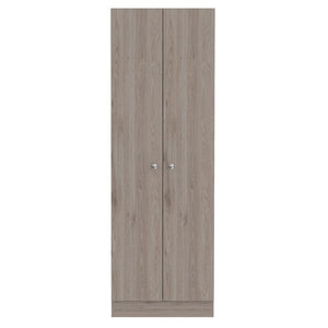 English Elm Storage Cabinet Pipestone - Tall Double Door In Light Gray, Ideal For Organizing Any Space! B092123044-GIGA