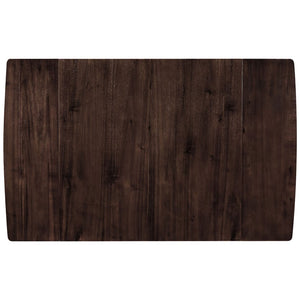 English Elm TOPMAX 3-Piece Wood Drop Leaf Breakfast Nook Dining Table Set with 2 X-back Chairs for Small Spaces, Sturdy Craftsmanship Espresso SP000164AAP