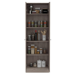 English Elm Storage Cabinet Pipestone - Tall Double Door In Light Gray, Ideal For Organizing Any Space! B092123044-GIGA