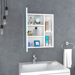 English Elm Medicine Cabinet Clifton - Stylish Mirrored Storage With 5 Shelves For Modern Bathrooms & Space-Saving B092122976