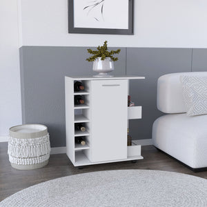 English Elm Kitchen Island Wynne: Stylish Storage & Spacious Work Surface In White & Macadamia Finish B092123147