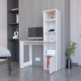 English Elm Office Desk Aragon, White Finish