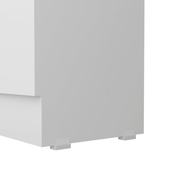 English Elm Storage Cabinet Pipestone: Modern Double Door Design, Versatile Shelving For Small Spaces & More! B092123045-GIGA