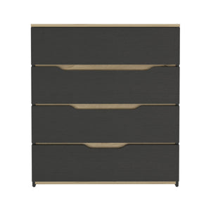 English Elm Dresser Oboe with Superior Top and Four Spacious Drawers, Durable Particle Board, Modern Finish Light Oak B092123029