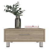 English Elm Coffee Table Albuquerque, One Drawer, Light Pine Finish