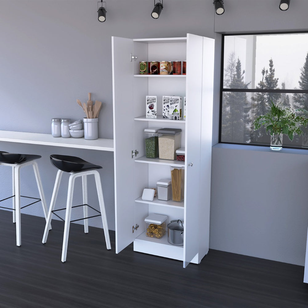 English Elm Storage Cabinet Pipestone: Modern Double Door Design, Versatile Shelving For Small Spaces & More! B092123045-GIGA