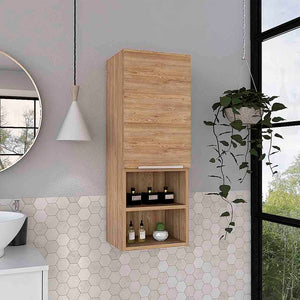 English Elm Medicine Cabinet Hazelton with Open Lower Shelves and Interior Storage, Easy Assembly, Durable Finish Espresso B092122815