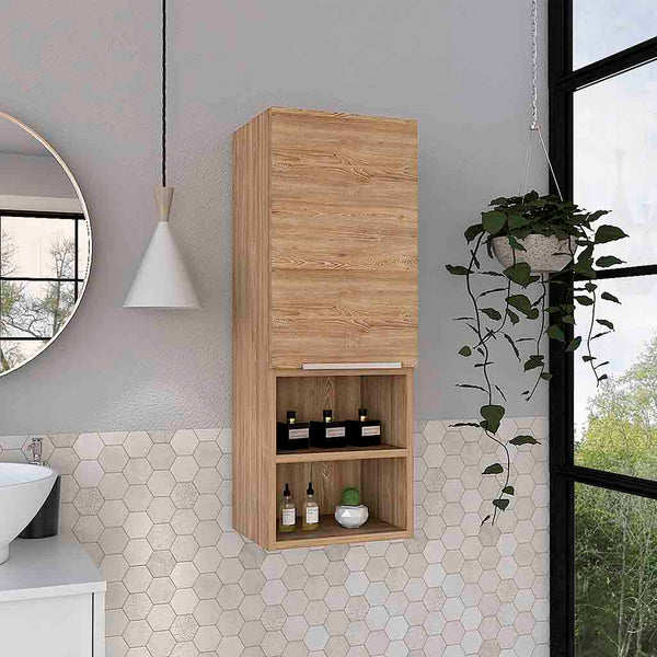 English Elm Medicine Cabinet Hazelton with Open Lower Shelves and Interior Storage, Easy Assembly, Durable Finish Espresso B092122815