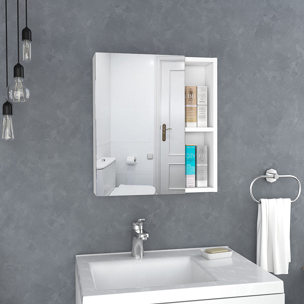 English Elm Medicine Cabinet Clifton - Stylish Mirrored Storage With 5 Shelves For Modern Bathrooms & Space-Saving B092122976