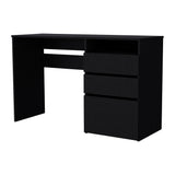 English Elm Computer Desk San Diego, One Shelf, Black Wengue Finish