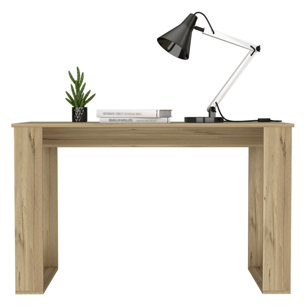 English Elm Computer Desk Albion Light Oak with Spacious 47.2"W Worksurface, Stylish Leg Design, Durable Finish B092122861