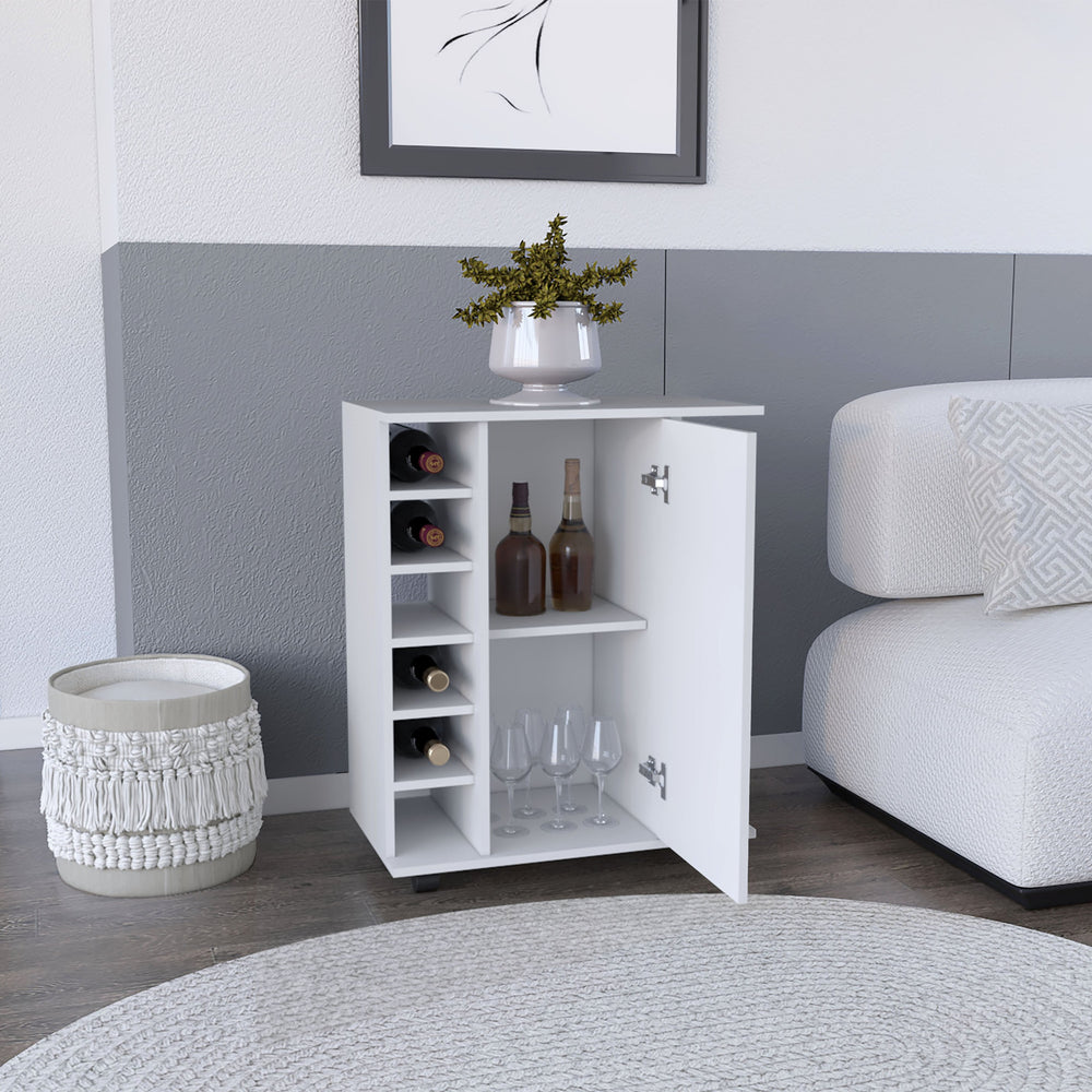 English Elm Kitchen Island Wynne: Stylish Storage & Spacious Work Surface In White & Macadamia Finish B092123147