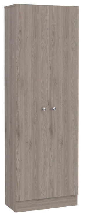 English Elm Storage Cabinet Pipestone - Tall Double Door In Light Gray, Ideal For Organizing Any Space! B092123044-GIGA