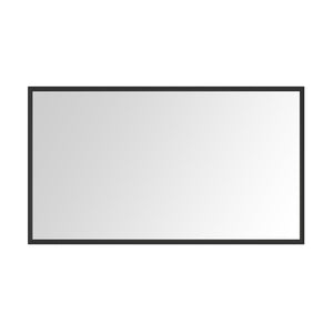 English Elm 72in. Oversized Aluminum Farmhouse Rectangle Mirror Hd Float Glass for Double Vanity W1272113723