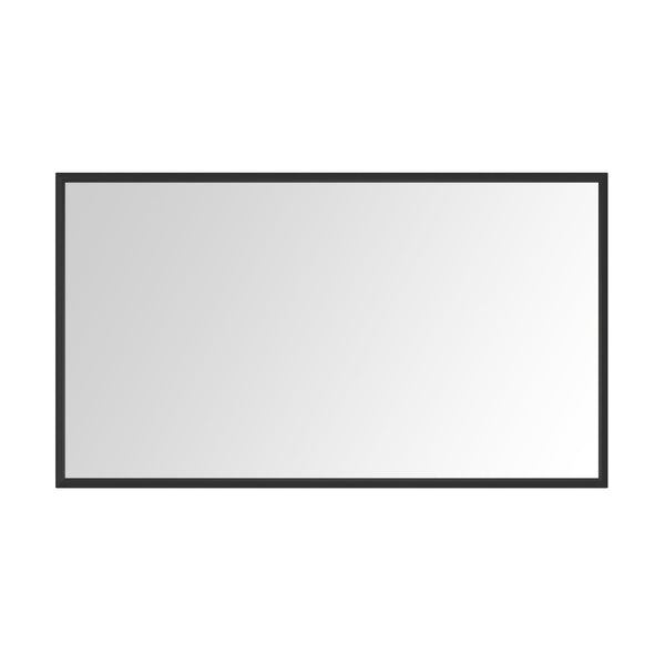 English Elm 72in. Oversized Aluminum Farmhouse Rectangle Mirror Hd Float Glass for Double Vanity W1272113723