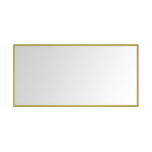 English Elm 84in. Aluminum Alloy Framed Rectangle Wall Mirror Farmhouse Vanity Hd Float Glass W1272112586