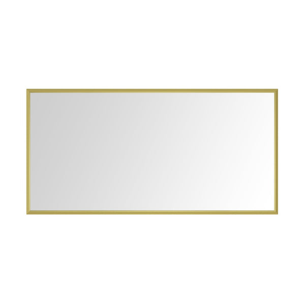 English Elm 84in. Aluminum Alloy Framed Rectangle Wall Mirror Farmhouse Vanity Hd Float Glass W1272112586