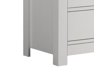 English Elm Cassini 3 Piece Bedroom Storage Set with Dresser Chest and Nightstand in Smooth Finish B061S00724