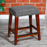 English Elm 24" Backless Counter Stool