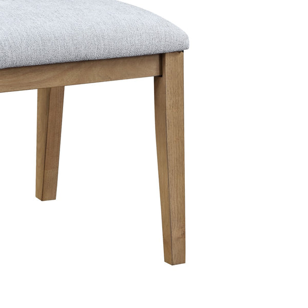 English Elm Delphine Armless Linen Upholstered Dining Chairs Set of 2 with Solid Wood Legs B061125429