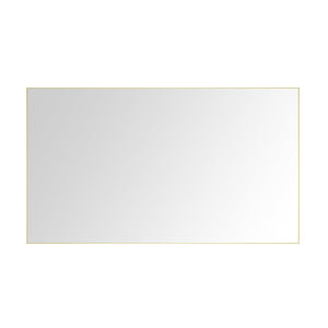 English Elm 84in. Aluminum Alloy Framed Rectangle Wall Mirror Farmhouse Vanity Dual Hang Option W1272101958