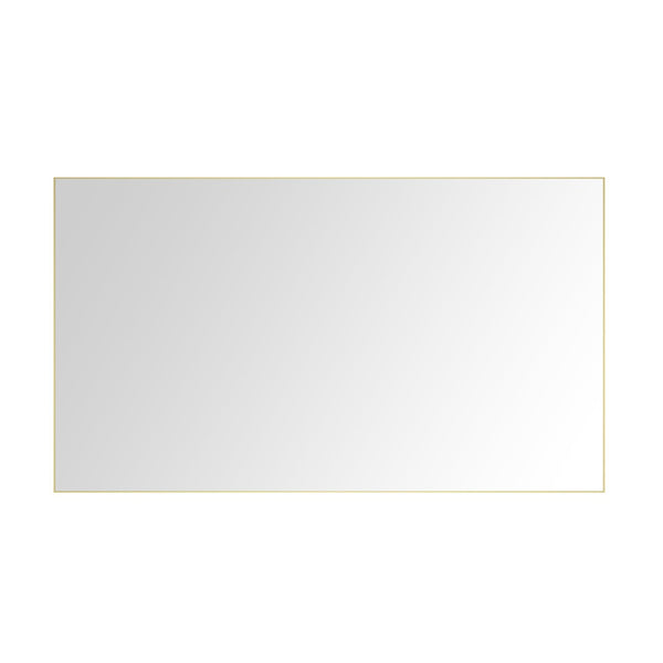 English Elm 84in. Aluminum Alloy Framed Rectangle Wall Mirror Farmhouse Vanity Dual Hang Option W1272101958