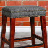 English Elm 24" Backless Counter Stool