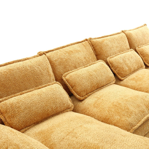 English Elm United Modern U-Shape Chenille Sectional Sofa - Spacious Comfort, Durable Design & Stylish Appeal W1568S00054-GIGA