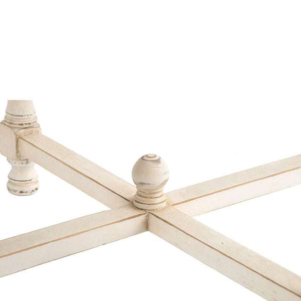 English Elm 20x20x25" Alcott Square Fir Wood Side Table Tray Top Farmhouse Distressed White W2078125590