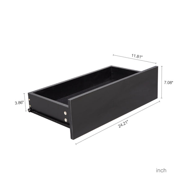 English Elm 4 Drawer Dresser with Anti-Tip Kit, Waterproof Modern 4-Drawer Chest, Sturdy Frame, Safe Built-In Stopper, Excellent Support W1321111282