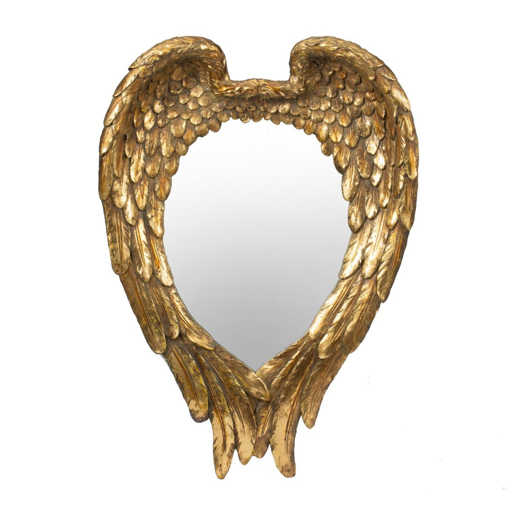 English Elm 22" Gold Iron Frame Circular Wall Mirror Slim Accent Piece for Entryway or Office W2078124363