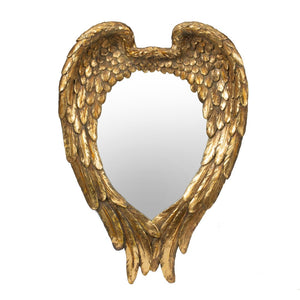 English Elm 22" Gold Iron Frame Circular Wall Mirror Slim Accent Piece for Entryway or Office W2078124363