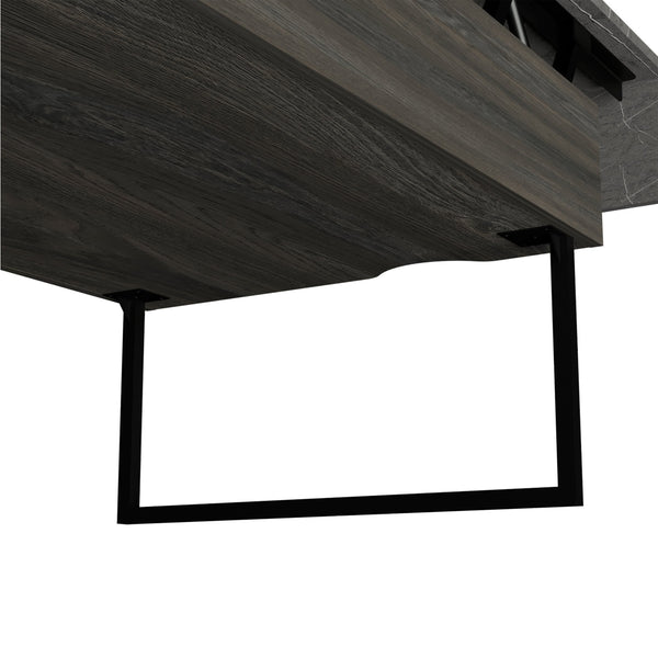 English Elm Lift Top Coffee Table With Hidden Storage, Stylish Espresso/Onyx Finish, Modern Design & Durability B092122898