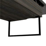 English Elm Lift Top Coffee Table 2 Dazza, One Drawer, Espresso / Onyx Finish