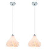 English Elm Simple Three-Dimensional Petal Design Chandeliers,No Bulbs(Two Outfit)