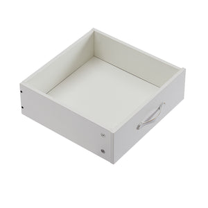 English Elm Bedroom 9-Drawer Long Dresser with Antique Handles - Spacious Wood Chest for Hallway, Kids Room, Entryway White W1162141855