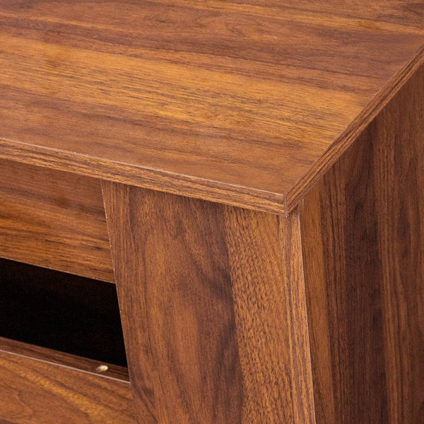 English Elm Multifunctional Extendable Console Table Up to 118.5" — Durable MDF Chipboard, Space-Saving Design W331106545