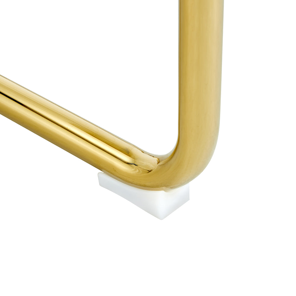 English Elm Comes with faux leather cushioned seats — Set of 6 Gray PU Dining Chairs with Metal Legs, Soft High-Density Seats W1151110424