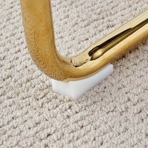 English Elm Comes with faux leather cushioned seats — Set of 6 Gray PU Dining Chairs with Metal Legs, Soft High-Density Seats W1151110424