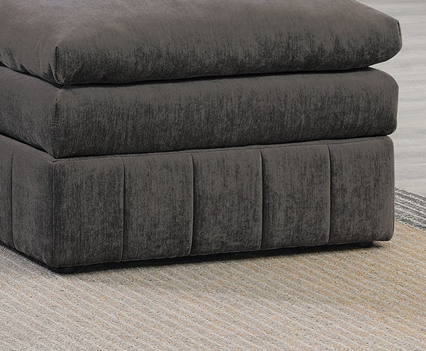 English Elm Contemporary 5-Piece Modular Sectional Set – Stylish Mink Fabric, Versatile Configurations & Comfort B011S00464