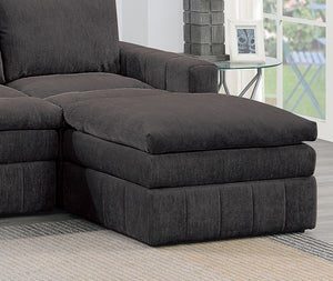 English Elm Contemporary 6-Piece Modular Sectional Set - Plush Comfort With Versatile Layouts In Mink/Granite B011S00461