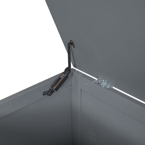 English Elm Twin Twin Size Daybed with Trundle, Storage Drawers and USB Charging Ports — Space-Saving Design Grey GX000349AAE