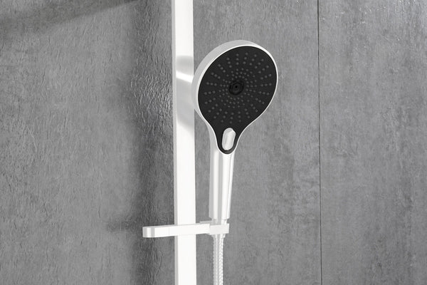 English Elm Eco-performance Stainless Handheld Shower Set with Slide Rail and Long Flex Hose W1272101891