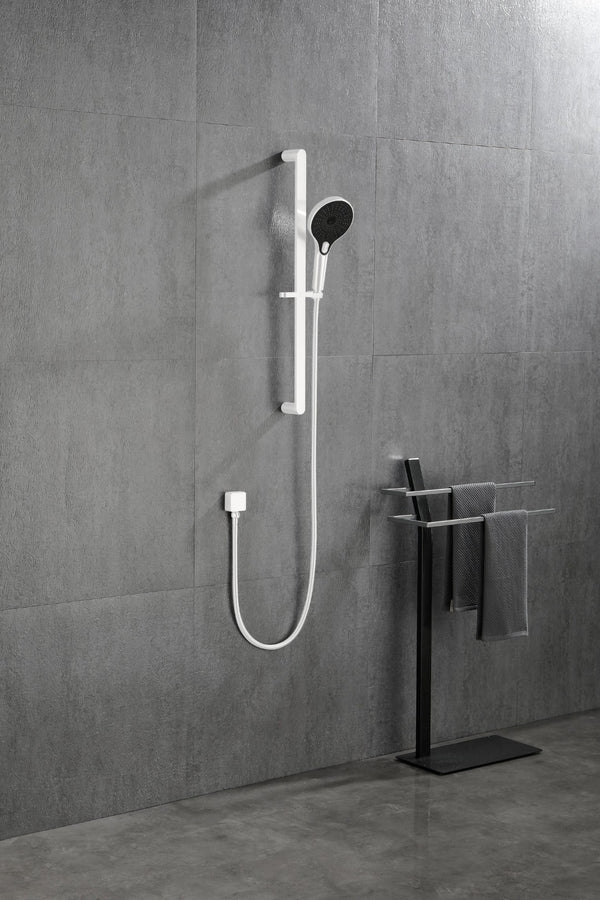 English Elm Eco-performance Stainless Handheld Shower Set with Slide Rail and Long Flex Hose W1272101891