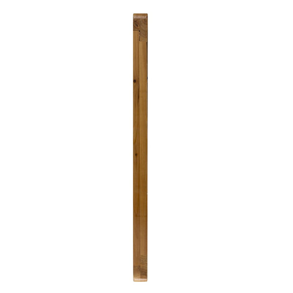 English Elm 24" Oval Fir Wood Framed Wall Mirror Rustic Farmhouse Accent for Entryway or Bath W2078126449